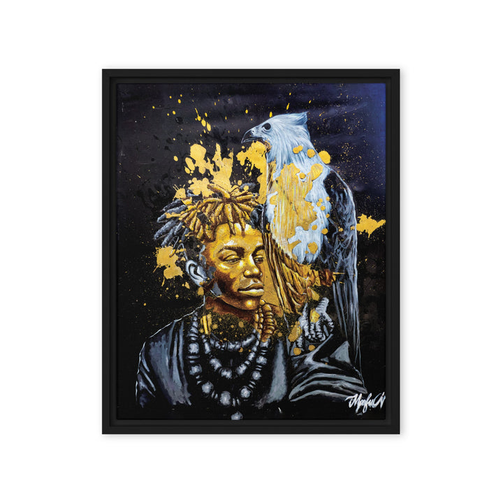 Leinwand - Royal Spirit (the Crown Prince), Nokuthula M Mpofu Nokuthula M Mpofu Schwarz / 41x51 cm (16″×20″) artlia