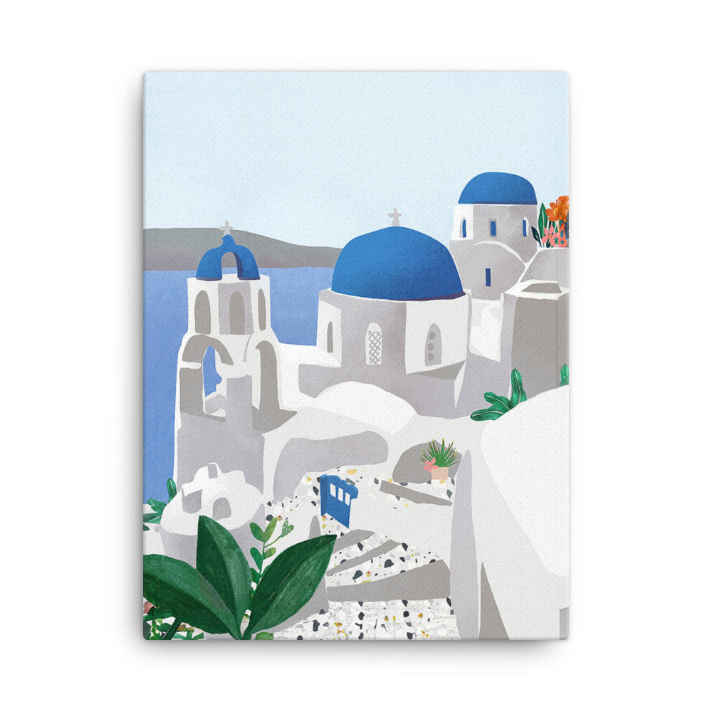 Leinwand - Santorini Kuratoren von artlia 46x61 cm artlia