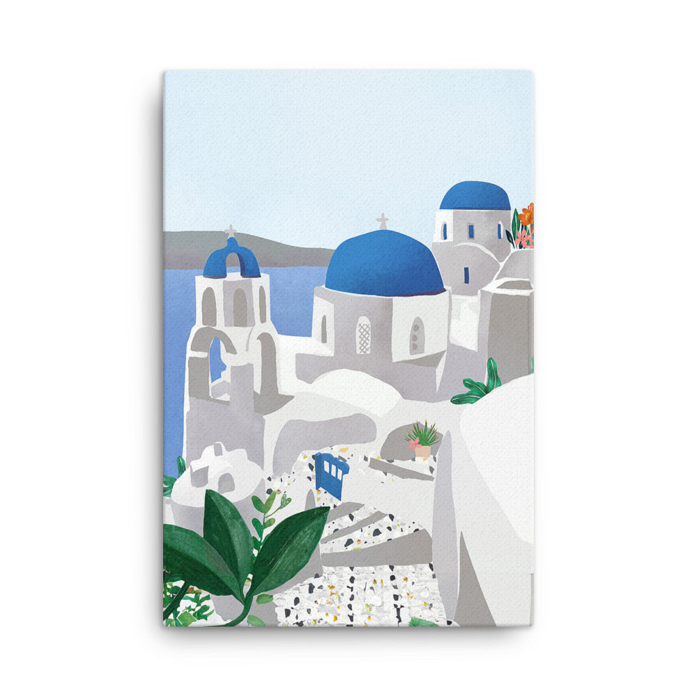 Leinwand - Santorini Kuratoren von artlia 61x91 cm artlia