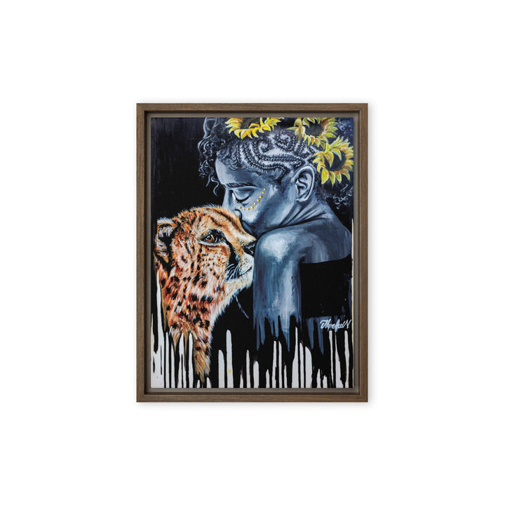 Leinwand - The Tamer, Nokuthula M Mpofu Braun / 31x41 cm (12″×16″) artlia