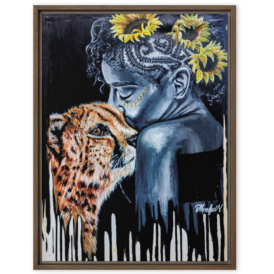 Leinwand - The Tamer, Nokuthula M Mpofu Nokuthula M Mpofu Braun / 61x81 cm (24″×32″) artlia