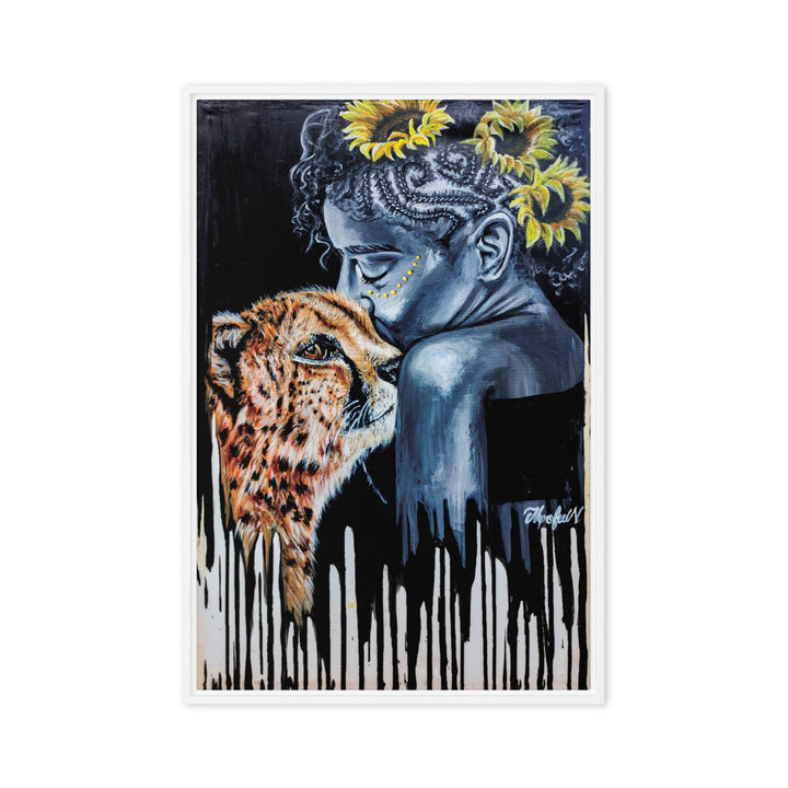 Leinwand - The Tamer, Nokuthula M Mpofu Weiß / 51x76 cm (20″×30″) artlia