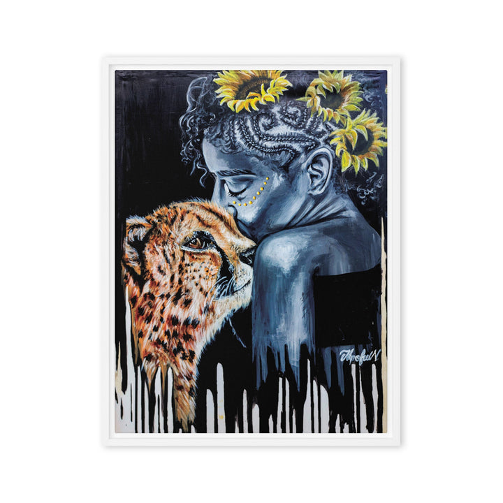 Leinwand - The Tamer, Nokuthula M Mpofu Weiß / 61x81 cm (24″×32″) artlia