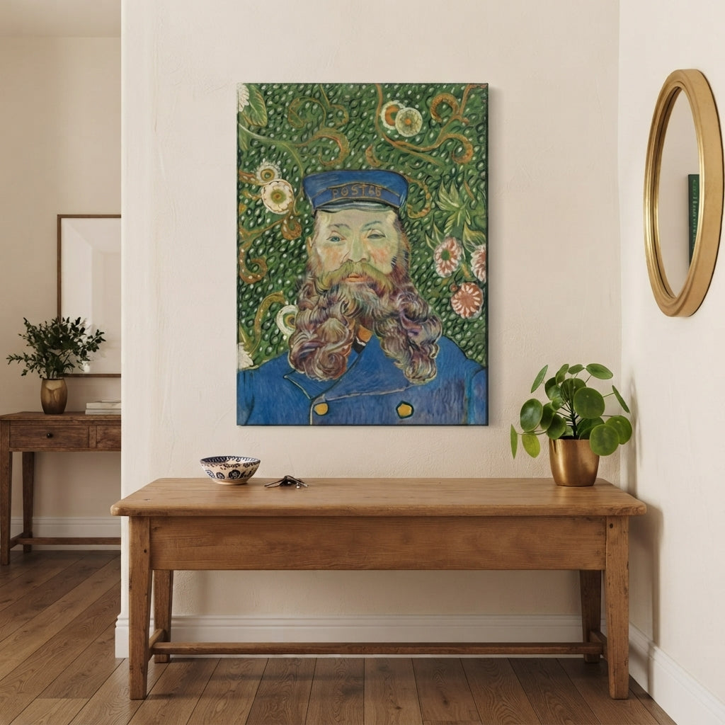 Canvas - Van Gogh, De postbode, Portret van Joseph Roulin