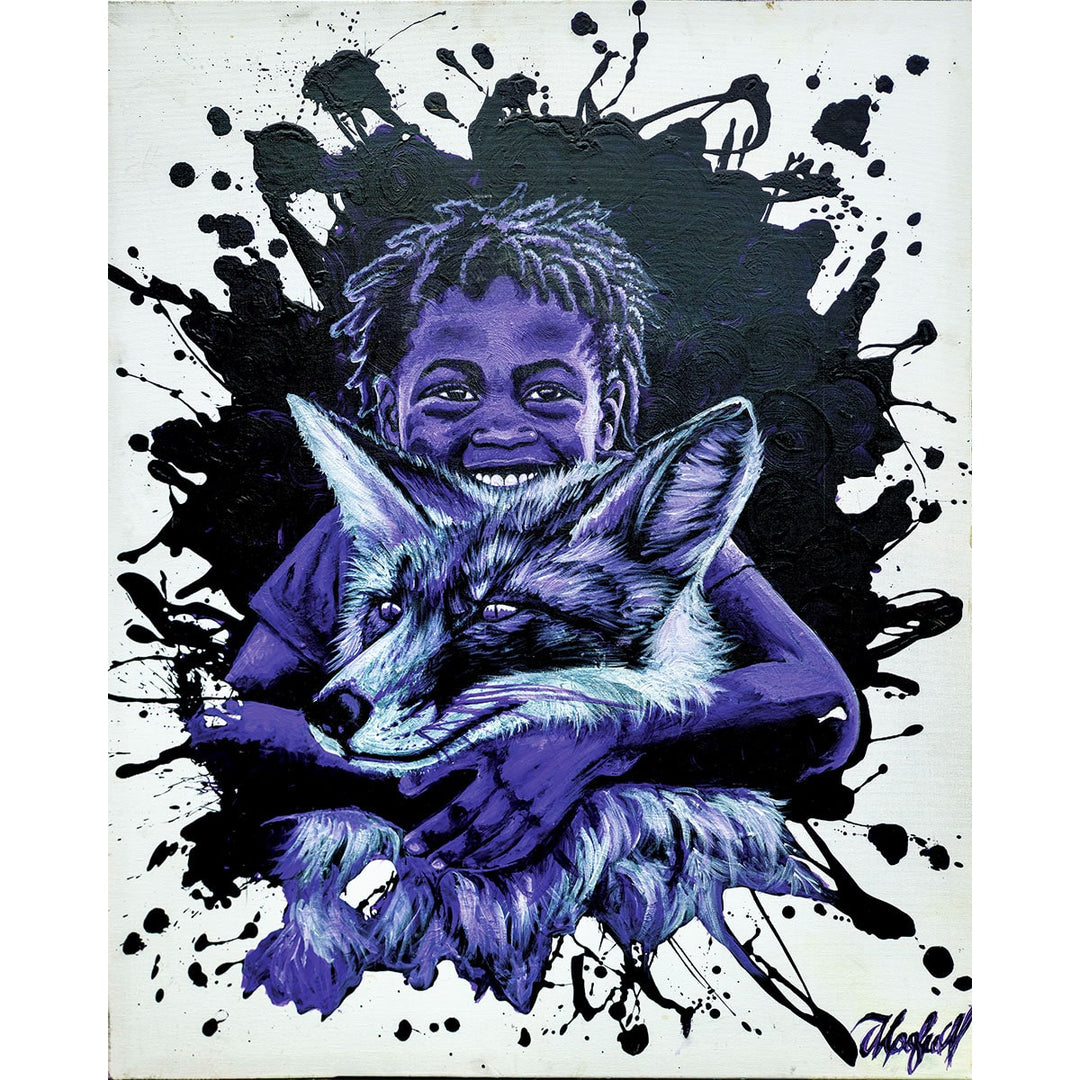Original Gemälde - Nokuthula M Mpofu, Mischief Core Nokuthula M Mpofu artlia