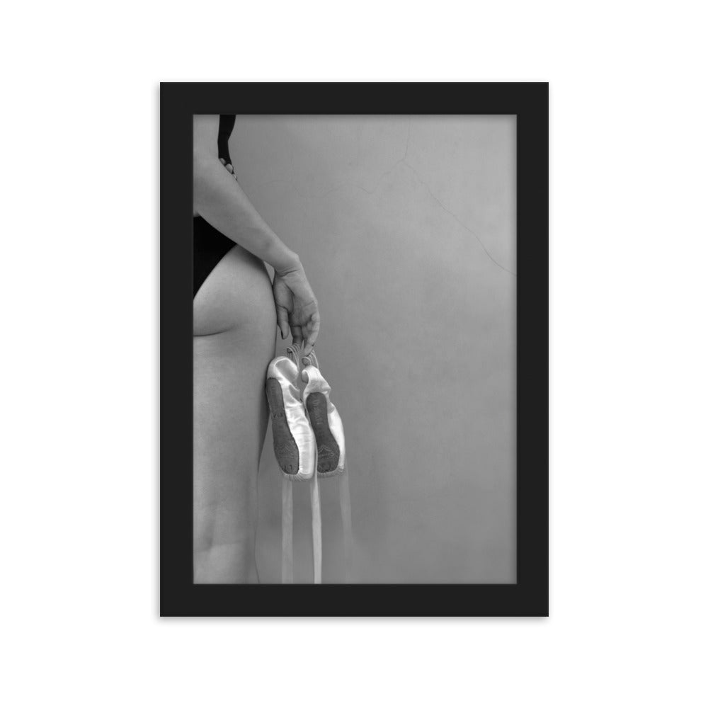 Poster - Ballettschuhe Kuratoren von artlia Schwarz / 21×30 cm artlia