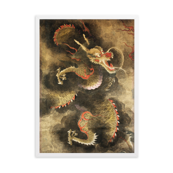 Poster - Der Heilige Blaue Drache Kuratoren von artlia Weiß / 50×70 cm artlia