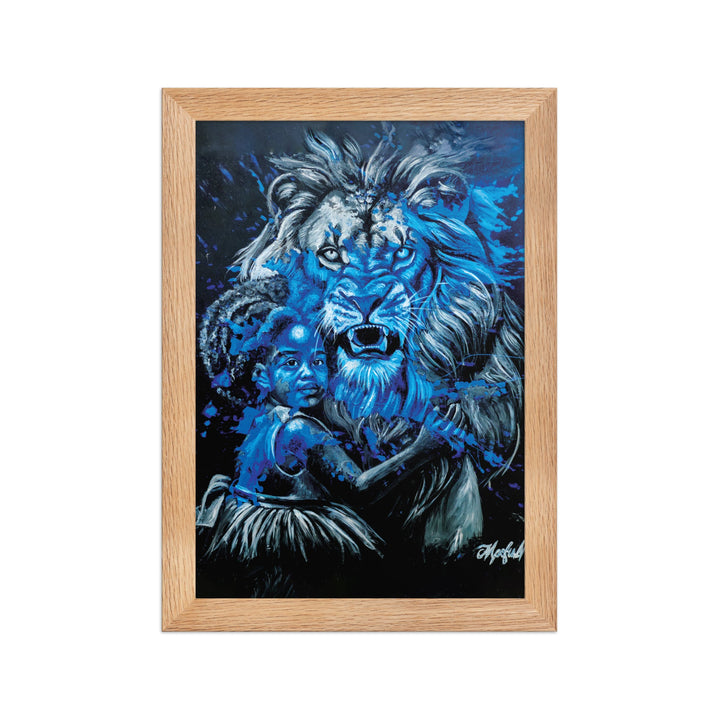 Poster - Fierce Guardian, Nokuthula M Mpofu Nokuthula M Mpofu Oak / 21×30 cm artlia