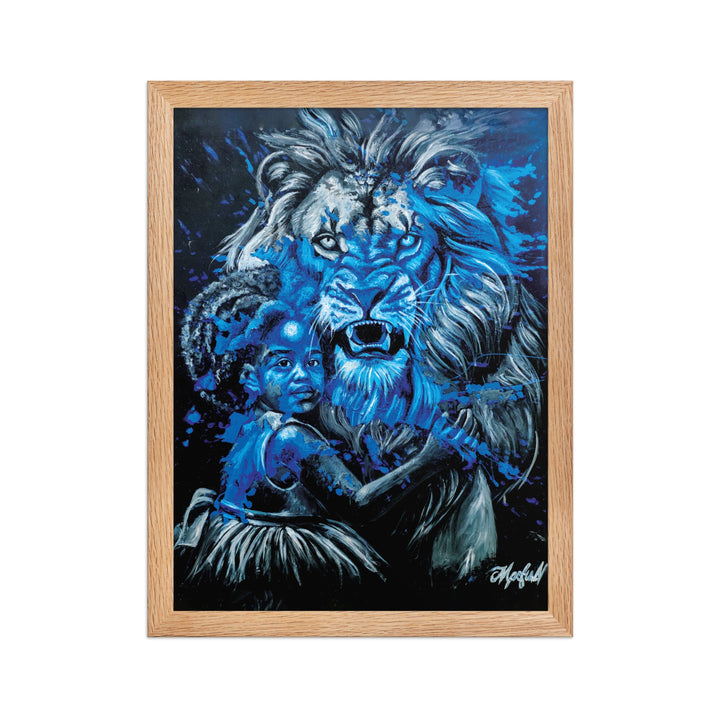 Poster - Fierce Guardian, Nokuthula M Mpofu Nokuthula M Mpofu Oak / 30×40 cm artlia