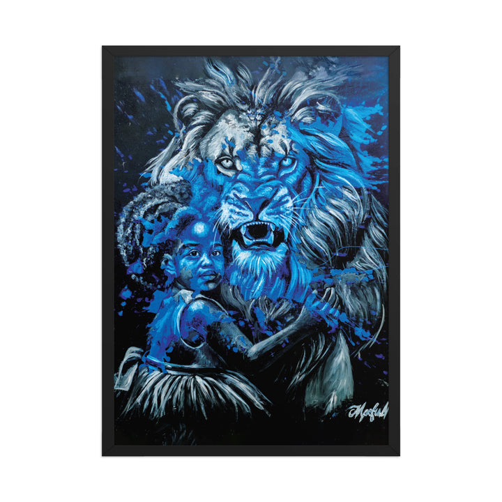 Poster - Fierce Guardian, Nokuthula M Mpofu Nokuthula M Mpofu Schwarz / 50×70 cm artlia