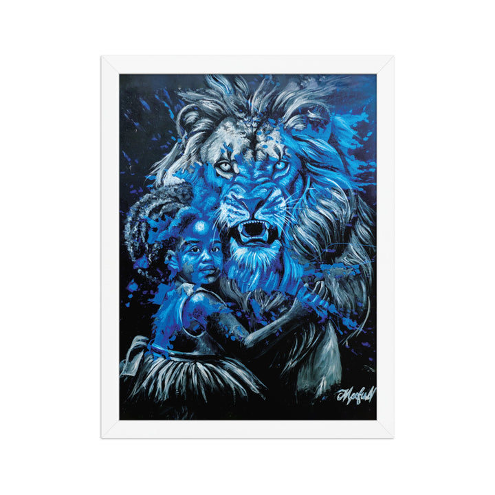 Poster - Fierce Guardian, Nokuthula M Mpofu Nokuthula M Mpofu Weiß / 30×40 cm artlia