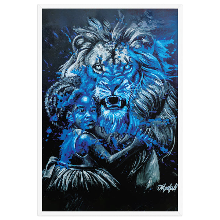 Poster - Fierce Guardian, Nokuthula M Mpofu Nokuthula M Mpofu Weiß / 61×91 cm artlia