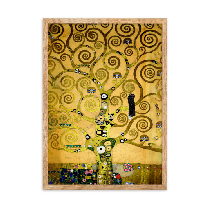 Poster - Gustav Klimt, der Lebensbaum artlia Oak / 50×70 cm artlia