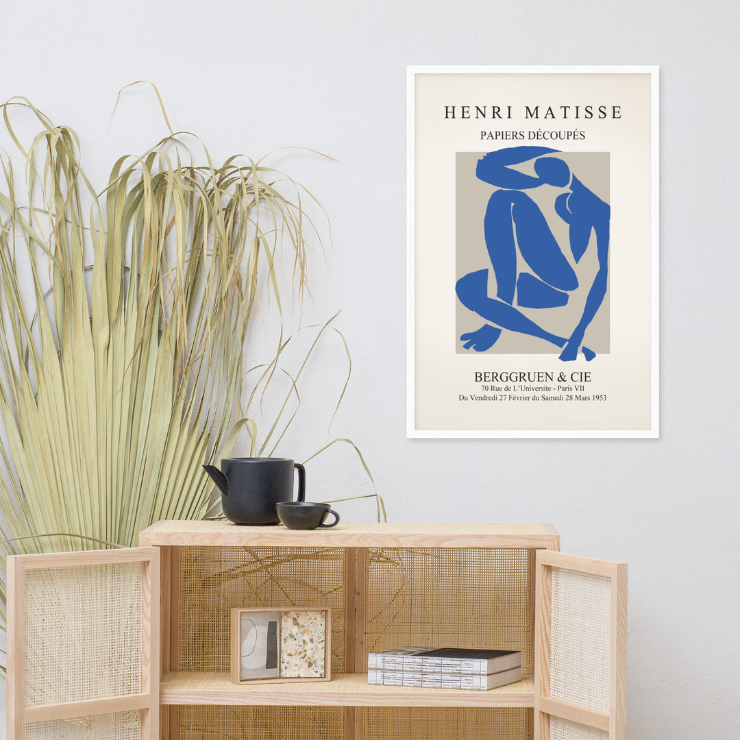 Poster - Henri Matisse, Papier Découpés blauer Akt Henri Matisse artlia