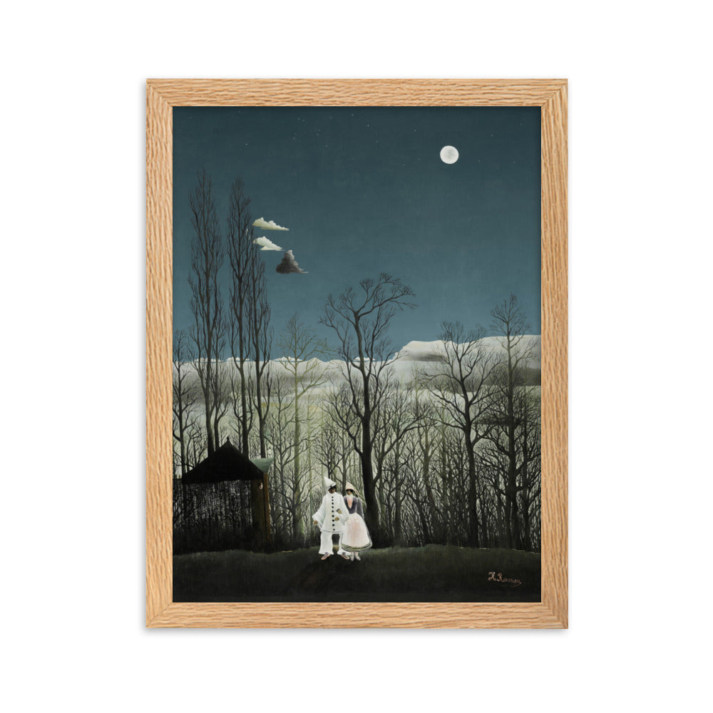 Poster - Henri Rousseau, Karnevalsabend Henri Rousseau Oak / 30×40 cm artlia