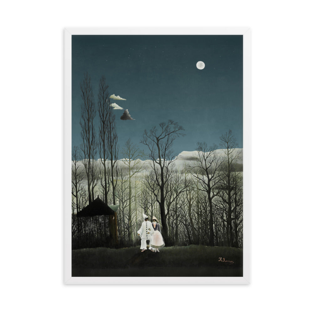 Poster - Henri Rousseau, Karnevalsabend Henri Rousseau Weiß / 50×70 cm artlia