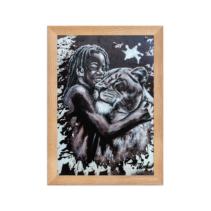 Poster - Her Cub, Nokuthula M Mpofu Nokuthula M Mpofu Oak / 21×30 cm artlia