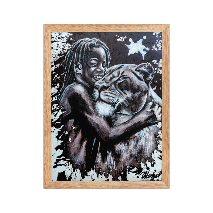 Poster - Her Cub, Nokuthula M Mpofu Nokuthula M Mpofu Oak / 30×40 cm artlia