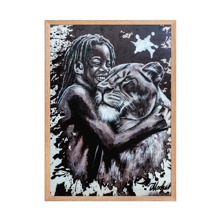 Poster - Her Cub, Nokuthula M Mpofu Nokuthula M Mpofu Oak / 50×70 cm artlia