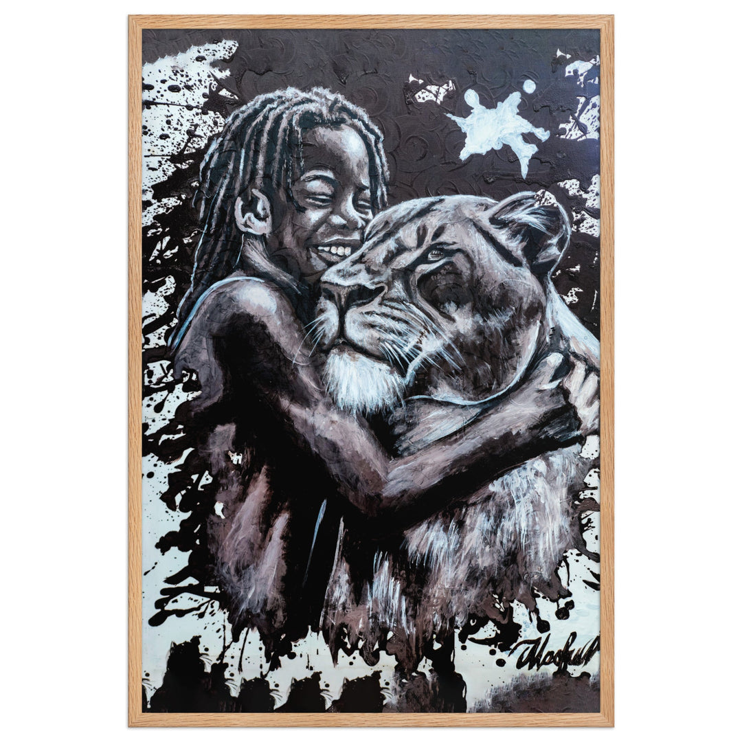 Poster - Her Cub, Nokuthula M Mpofu Nokuthula M Mpofu Oak / 61×91 cm artlia