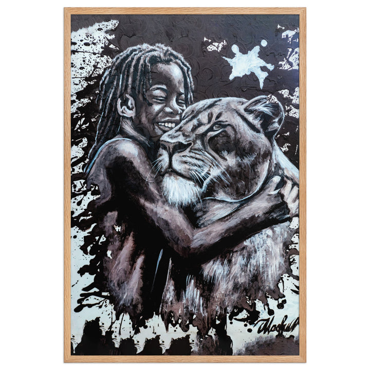 Poster - Her Cub, Nokuthula M Mpofu Nokuthula M Mpofu Oak / 61×91 cm artlia
