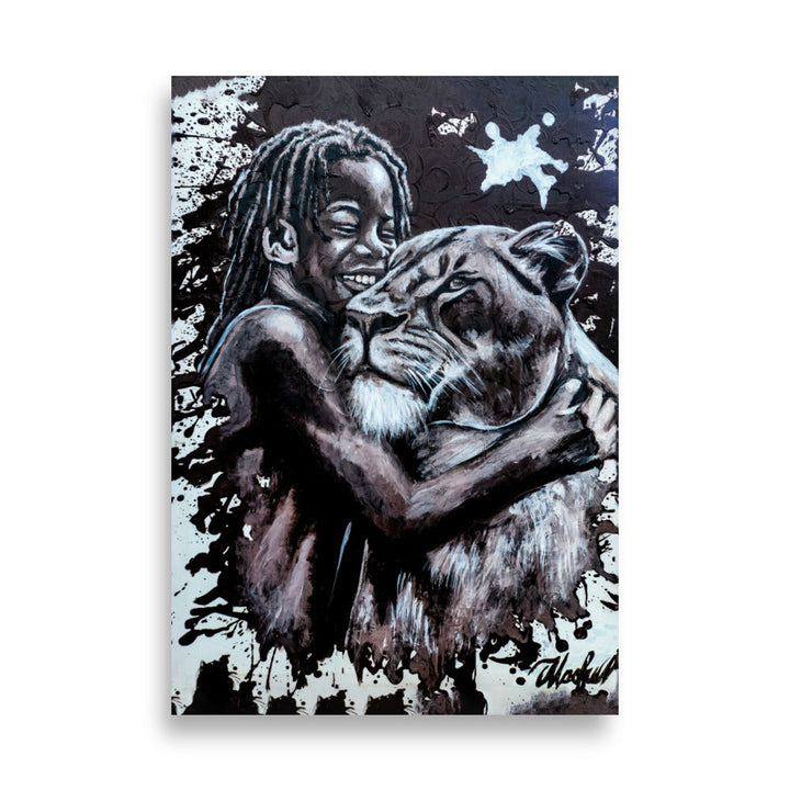 Poster - Her Cub, Nokuthula M Mpofu Nokuthula M Mpofu ohne Rahmen / 21×30 cm artlia