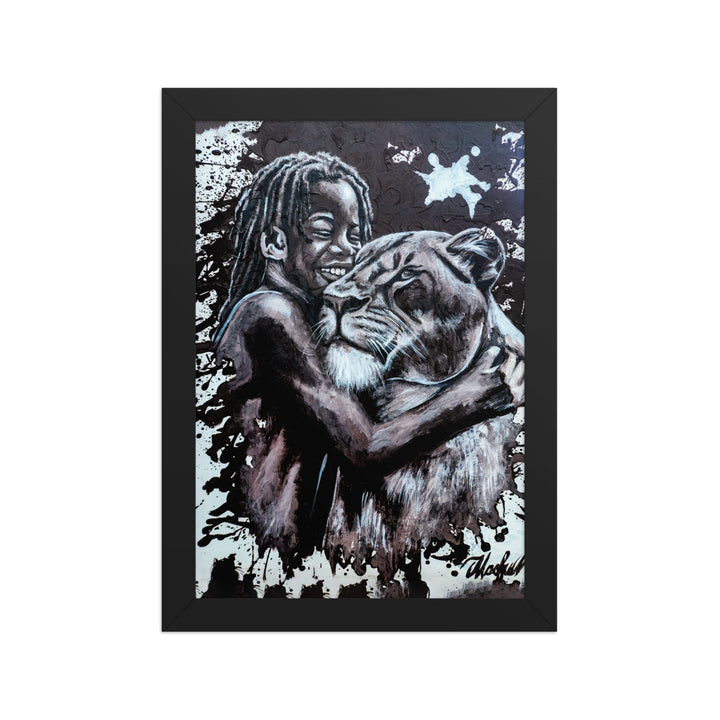Poster - Her Cub, Nokuthula M Mpofu Nokuthula M Mpofu Schwarz / 21×30 cm artlia