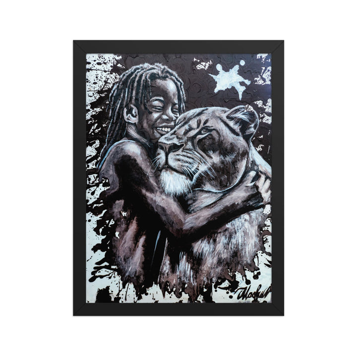 Poster - Her Cub, Nokuthula M Mpofu Nokuthula M Mpofu Schwarz / 30×40 cm artlia