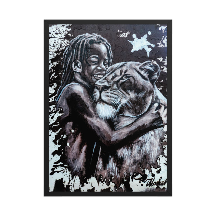 Poster - Her Cub, Nokuthula M Mpofu Nokuthula M Mpofu Schwarz / 50×70 cm artlia