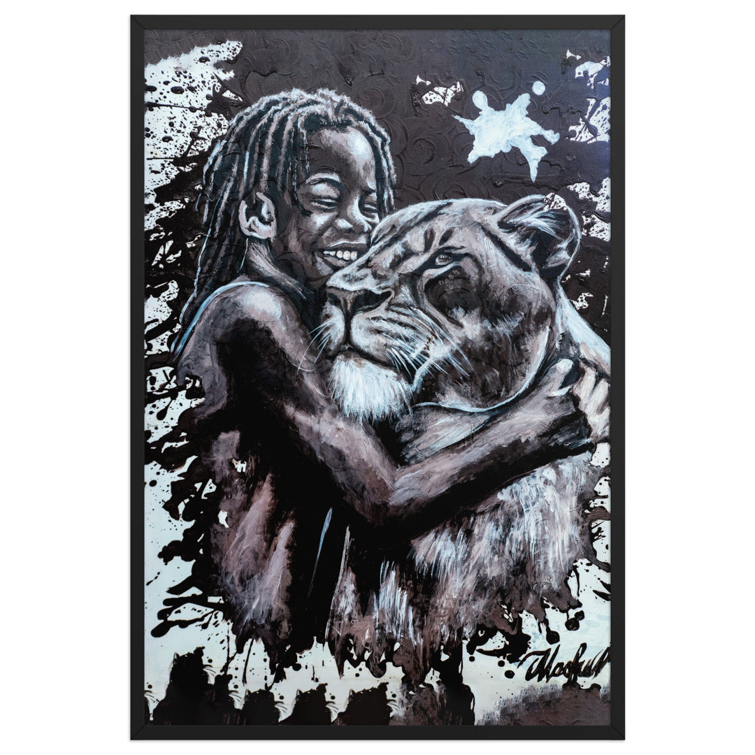 Poster - Her Cub, Nokuthula M Mpofu Nokuthula M Mpofu Schwarz / 61×91 cm artlia