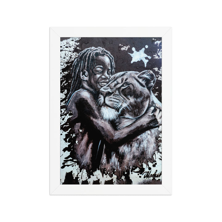 Poster - Her Cub, Nokuthula M Mpofu Nokuthula M Mpofu Weiß / 21×30 cm artlia
