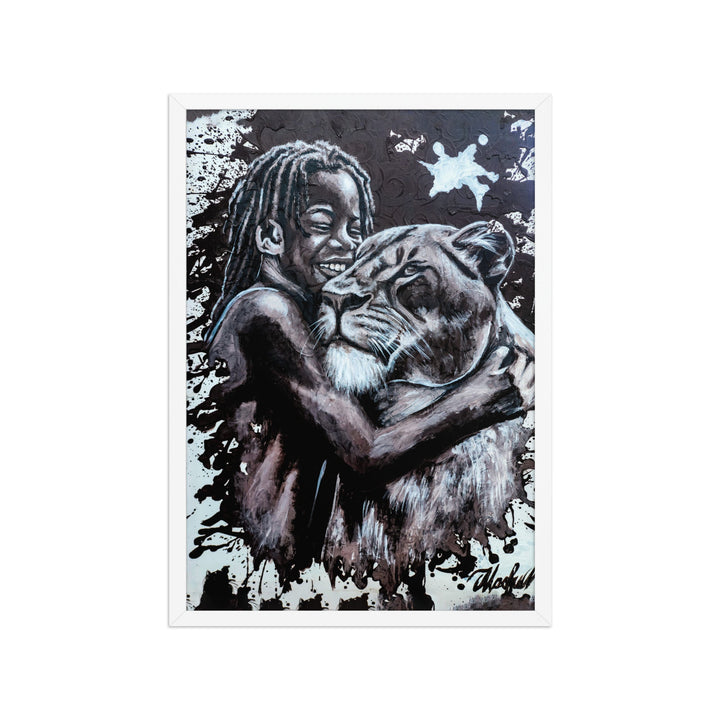 Poster - Her Cub, Nokuthula M Mpofu Nokuthula M Mpofu Weiß / A1 (59.4×84.1 cm) artlia