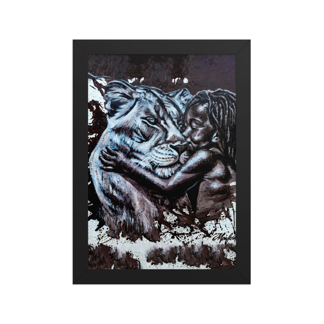 Poster - His Mother, Nokuthula M Mpofu Nokuthula M Mpofu Schwarz / 21×30 cm artlia