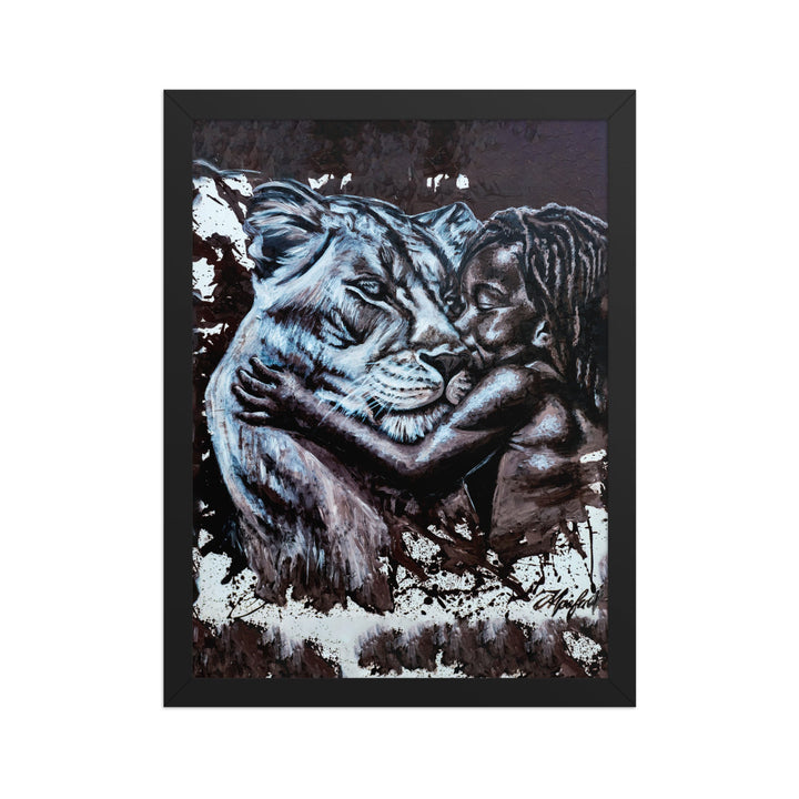 Poster - His Mother, Nokuthula M Mpofu Nokuthula M Mpofu Schwarz / 30×40 cm artlia