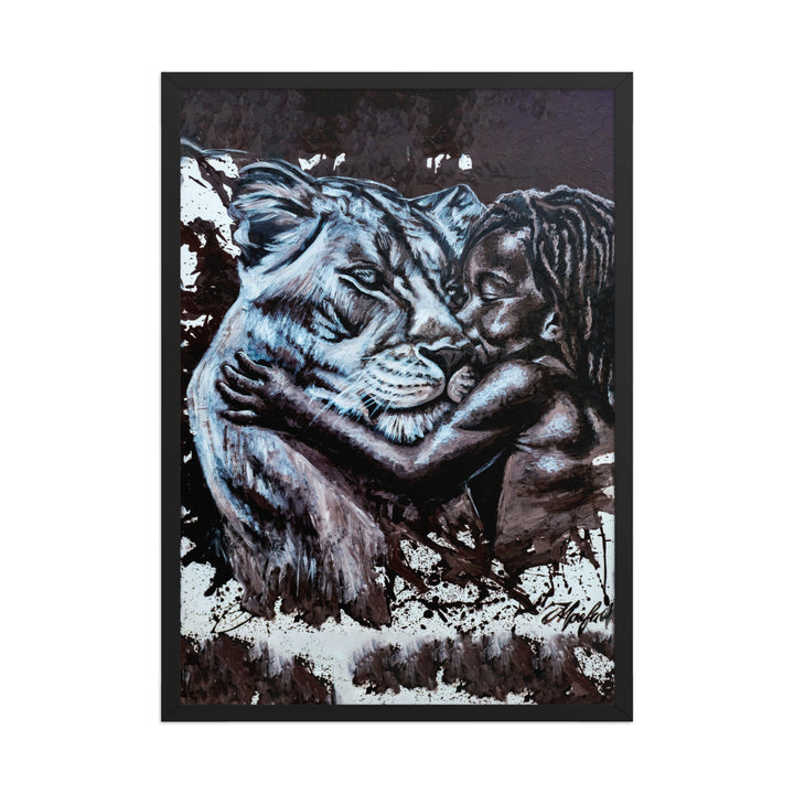 Poster - His Mother, Nokuthula M Mpofu Nokuthula M Mpofu Schwarz / 50×70 cm artlia