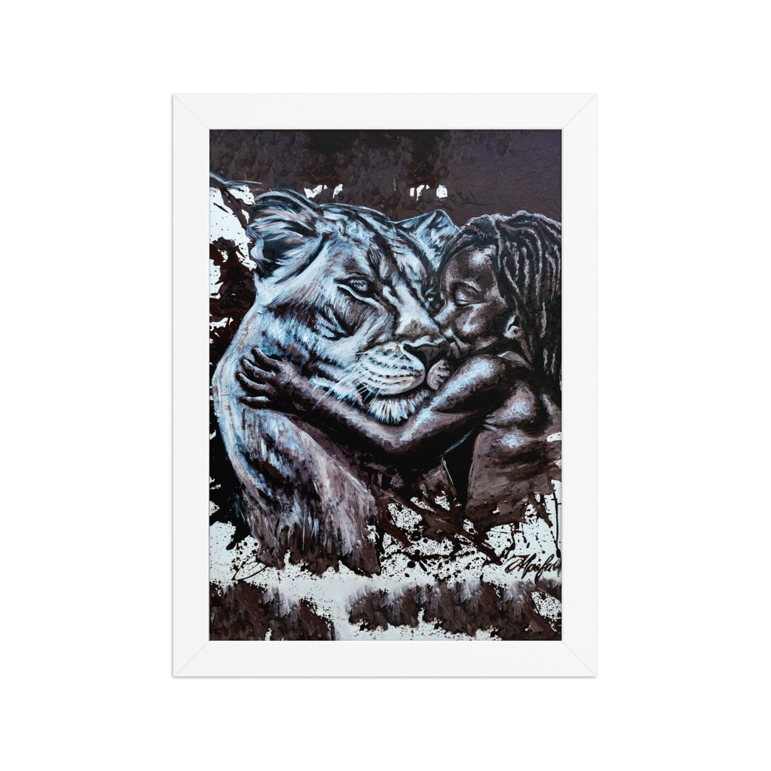 Poster - His Mother, Nokuthula M Mpofu Nokuthula M Mpofu Weiß / 21×30 cm artlia