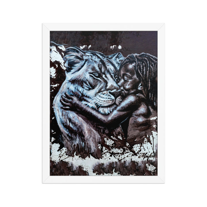 Poster - His Mother, Nokuthula M Mpofu Nokuthula M Mpofu Weiß / 30×40 cm artlia