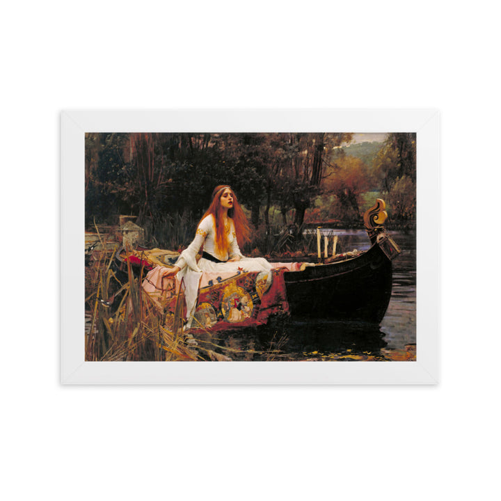 Poster - John William Waterhouse, Die Dame von Shalott John William Waterhouse Weiß / 21×30 cm artlia