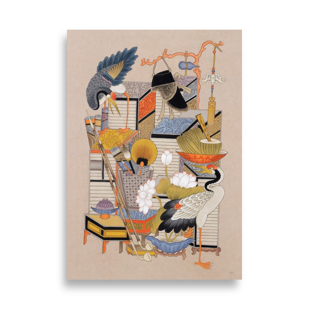 poster-korean-sehnsucht-nach-wissen-mit-kranich-longing-for-knowledge-with-crane-seungmin-yoon_14_-min