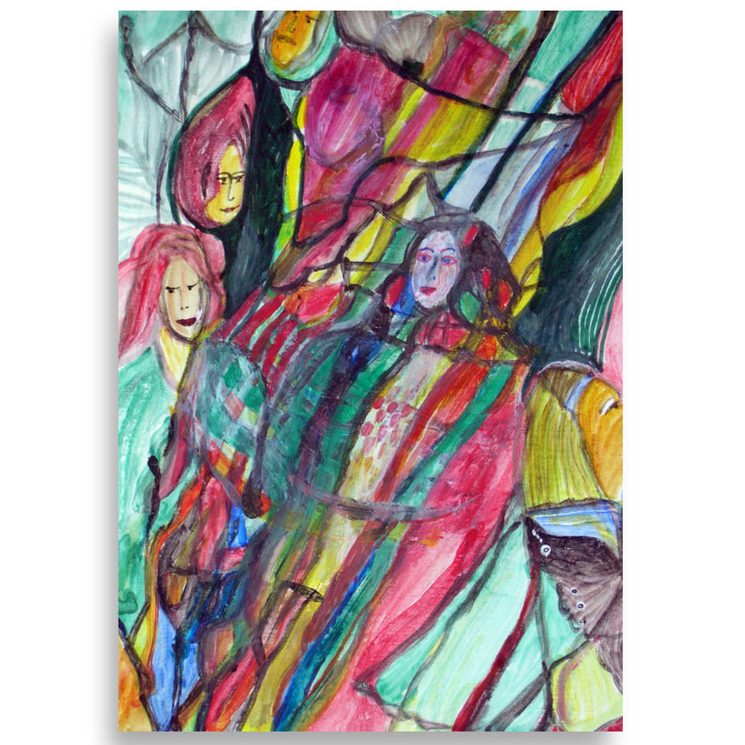 Poster - Lia Broecker-Jakob, Composition Hrvatske zene Lia Broecker-Jakob 21×30 cm artlia