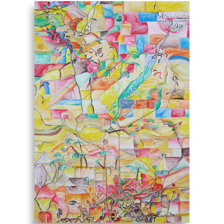 Poster - Lia Broecker-Jakob, Composition Putevima Ehnatona Lia Broecker-Jakob 21×30 cm artlia