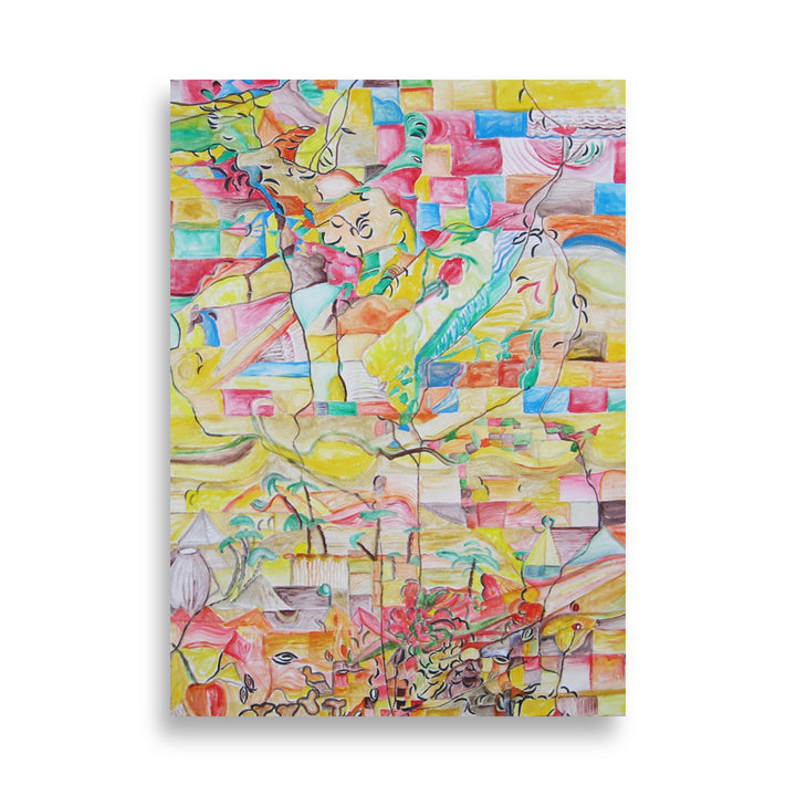Poster - Lia Broecker-Jakob, Composition Putevima Ehnatona Lia Broecker-Jakob artlia