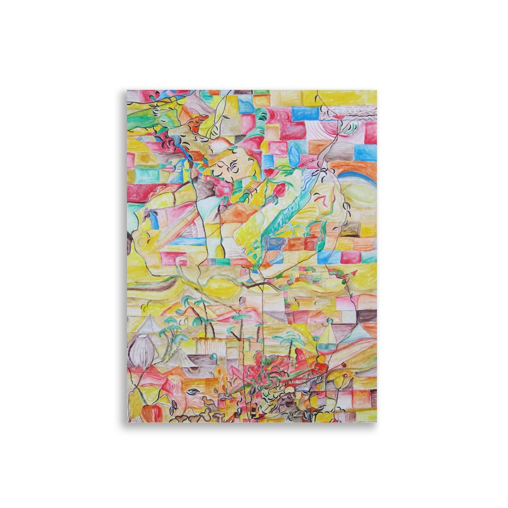 Poster - Lia Broecker-Jakob, Composition Putevima Ehnatona Lia Broecker-Jakob artlia