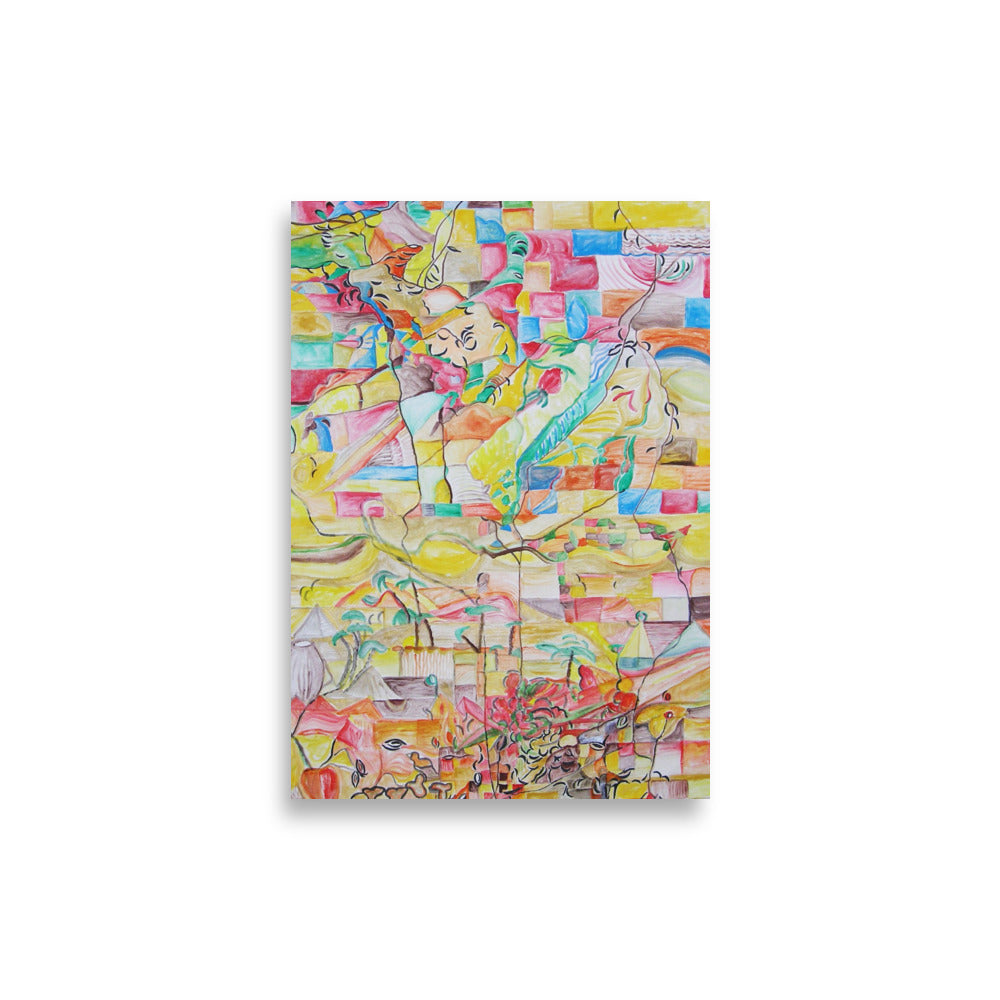 Poster - Lia Broecker-Jakob, Composition Putevima Ehnatona Lia Broecker-Jakob artlia