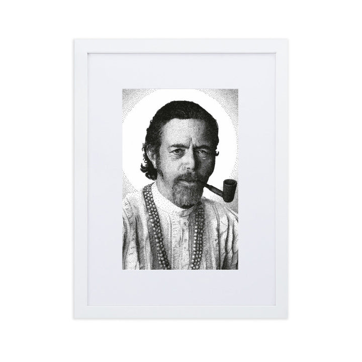 Poster mit Passepartout - Alanwatts Pavel Illustrations Weiß / 30×40 cm artlia