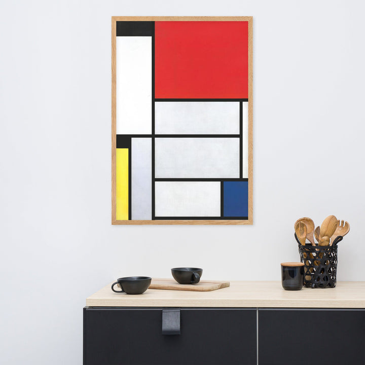 Poster - Mondrian, Tableau I Piet Mondrian artlia