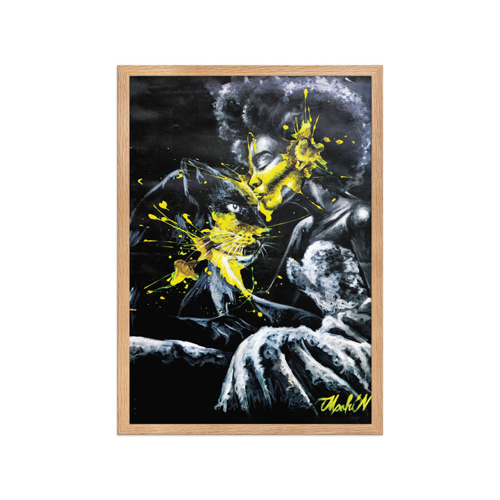 Poster - Panther Spirit, Nokuthula M Mpofu Nokuthula M Mpofu Oak / A1 (59.4×84.1 cm) artlia