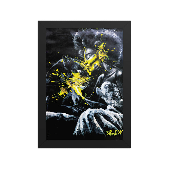 Poster - Panther Spirit, Nokuthula M Mpofu Nokuthula M Mpofu Schwarz / 21×30 cm artlia