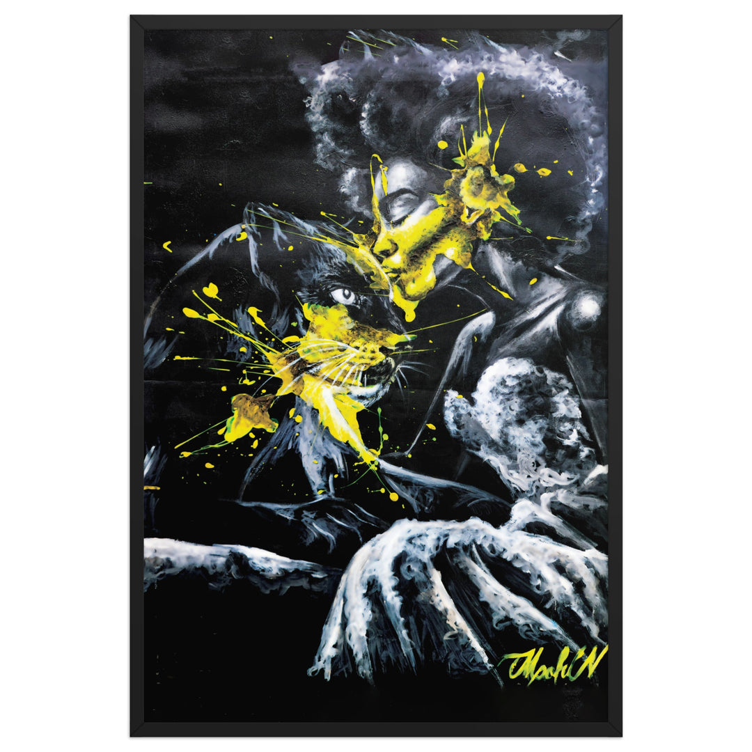 Poster - Panther Spirit, Nokuthula M Mpofu Nokuthula M Mpofu Schwarz / 61×91 cm artlia