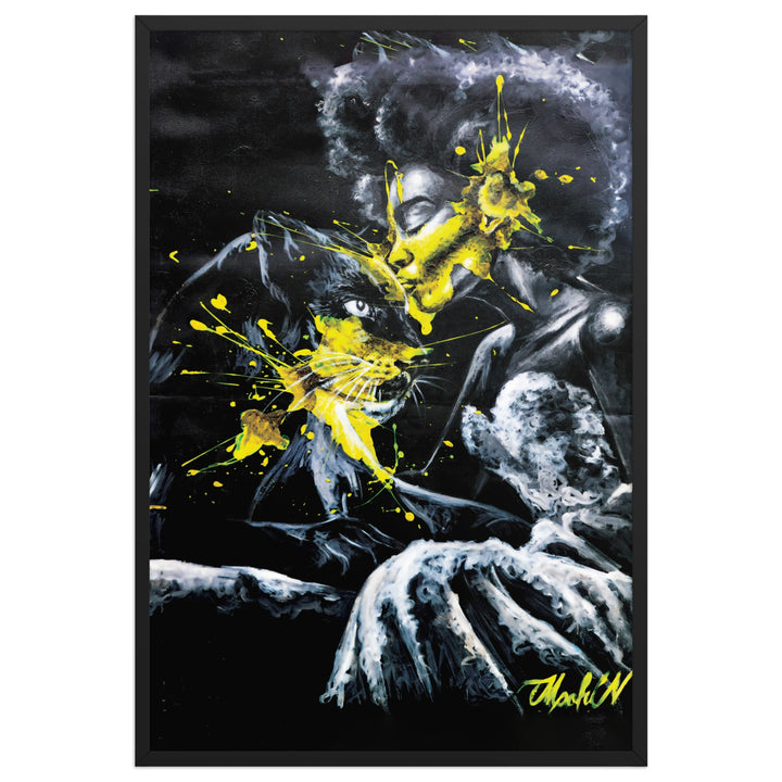 Poster - Panther Spirit, Nokuthula M Mpofu Nokuthula M Mpofu Schwarz / 61×91 cm artlia